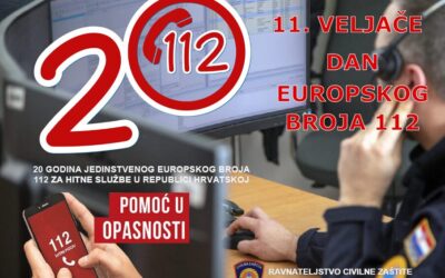 DAN EUROPSKOG BROJA 112 I 20. GODIŠNJICA BROJA 112 U REPUBLICI HRVATSKOJ