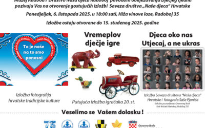 OTVORENJE IZLOŽBI SAVEZA DRUŠTVA “NAŠA DJECA” HRVATSKE